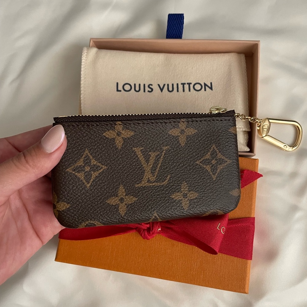 The Key Pouch in the coveted LV Monogram canvas.
